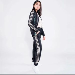 Adidas Originals Rare Flower Track Pants Love Rebellion size small